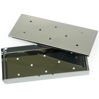 Mr. Bar-B-Q 9.33 in. W x 5.63 in. D Stainless Steel Smoker Box