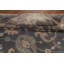 Tapis gris à motif géométrique indien Oushak 8 x 10