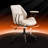 Ergonomic Swivel Task Chair With Adjustable Gas Lift-1589809903