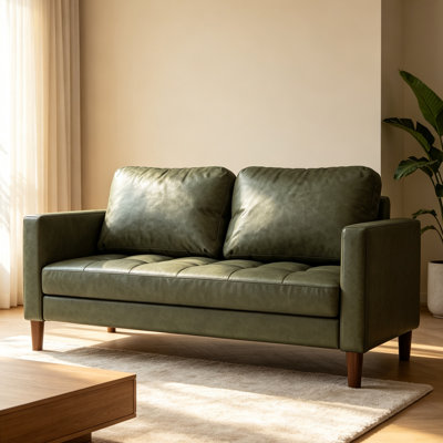 Jordy Faux Leather Loveseat