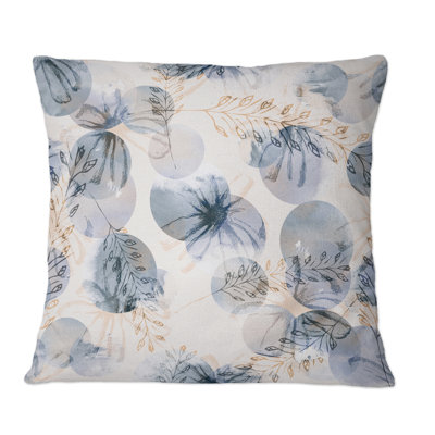 Floral Throw Pillow