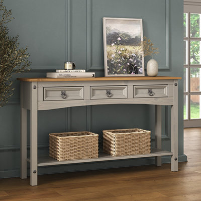122cm Solid Wood Console Table