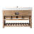 Curiel 54'' Single Bathroom Vanity with Engineered Stone Top-2130363971