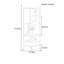 Rolling Coat Rack with Stainless Steel Frame