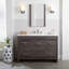 Meuble-lavabo simple 48,5 po avec plateau en marbre de culture-964674732