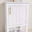 Meuble-lavabo simple 20 po avec comptoir en céramique-278455566