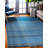 Benancia Blue Flatweave Wool Area Rug-152946595