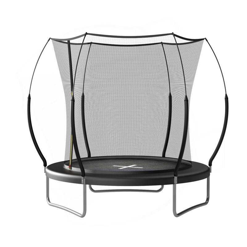 6FT Springfree no Gap Trampoline, 59" H x 96" W, Black