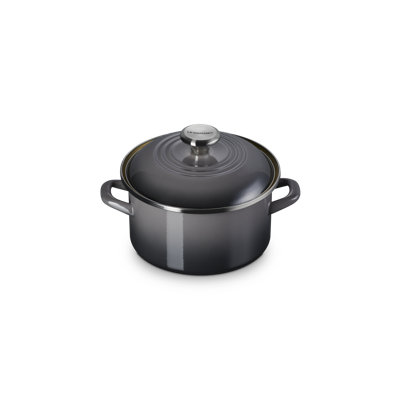 Le Creuset Enamel On Steel Petite Stockpot 3.8Qt. Flame