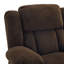 Fauteuil inclinable à bascule pivotant de 41,3 po de largeur avec système de relaxation vibratoire, double porte-gobelet et poche latérale-807703170