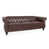 Dark Brown Faux Leather