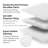 Southshore Fine Linens Vilano Oversized Quilt Set, Double-Brushed Microfiber Lightweight Quilted Bedding and 2 Pillow Shams, Full/Queen, White-1001114978-1001114977