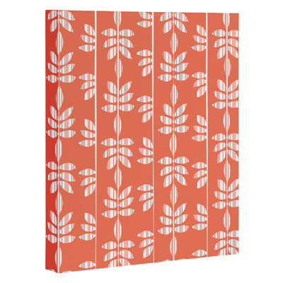 Abadi corail, impression sur toile tendue