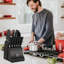 Nanfang Brothers Damascus Steel Knife Block Set