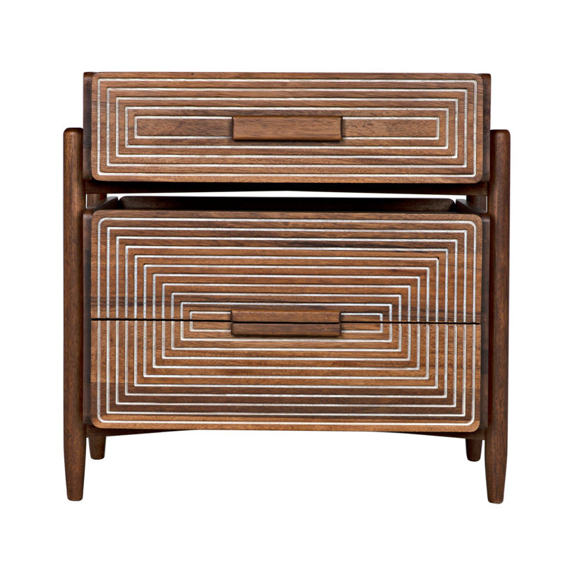 Savino Solid Wood End Table