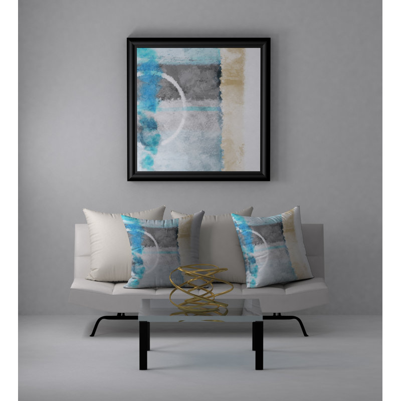 Reversible Throw Pillow, 24" x 24"