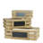 Fleetwood Wood 15.75 in. Brown Crates with Chalkboard Set of 3