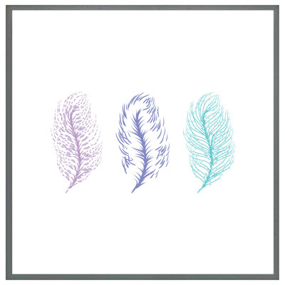 Croyle Feathers - Single Picture Frame Print