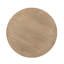 Ensemble de 2 tables basses, tablette inférieure, étagère de présentation intégrée, fini naturel, table basse à roulettes, mobilier de salon