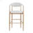 Barstools Set Of 2, Upholstered Bar Stools With Back For Kitchen Island-1344968001