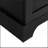 Storage Cabinet With Two Doors For Bathroom, Office, Adjustable Shelf, MDF Board, Black-1090668388