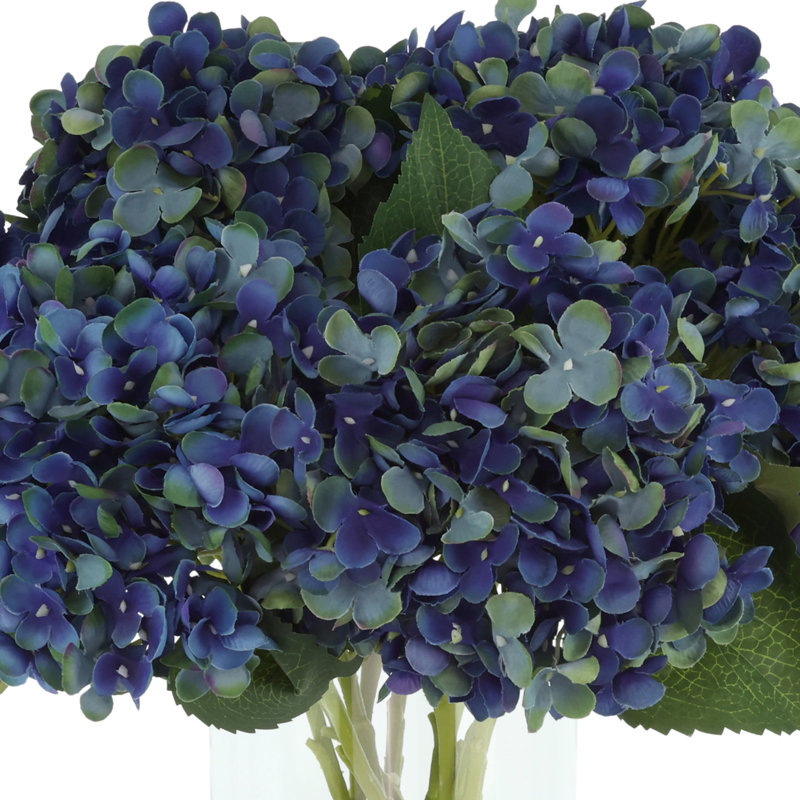 White, Blue And Green Hydrangea Bouquet, Blue