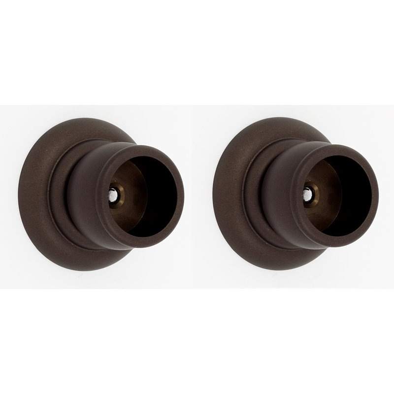 Support de tringle de douche, Bronze chocolat