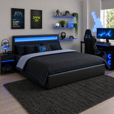 Small Double (4') Ottoman Bed