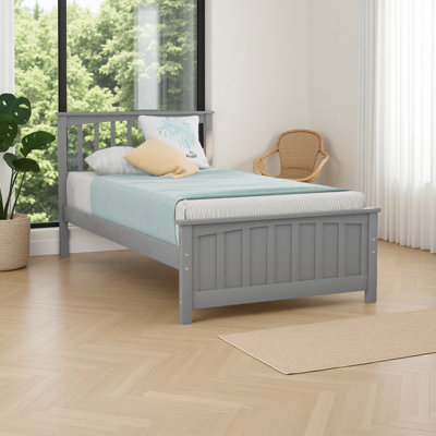 Lit plateforme en bois