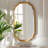 Merthie Baxton Studio Pacino Antique Goldleaf Accent Wall Mirror