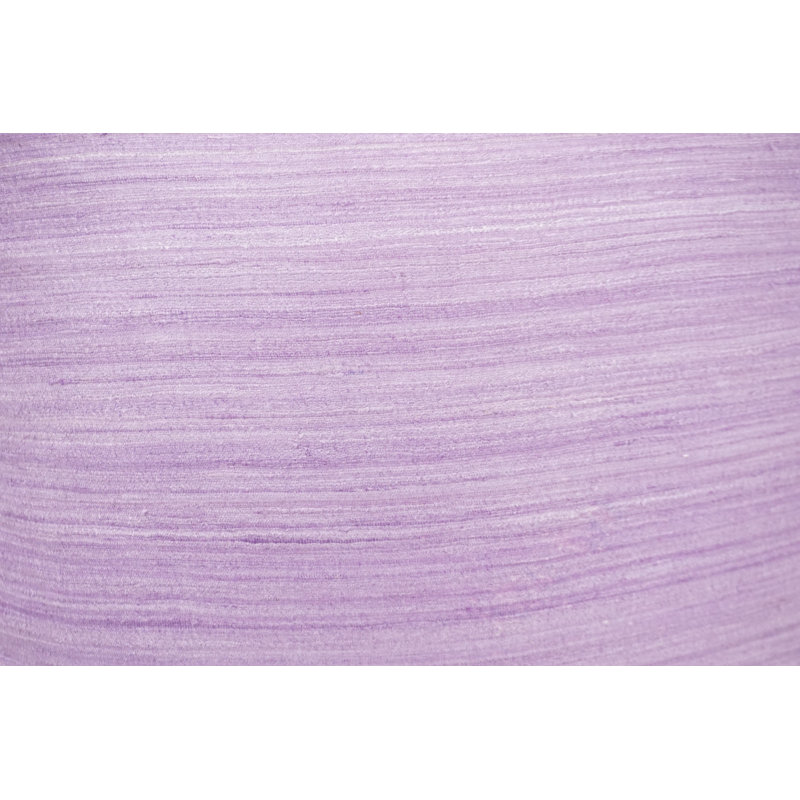 Coussin en soie brute 18 po, Mauve clair