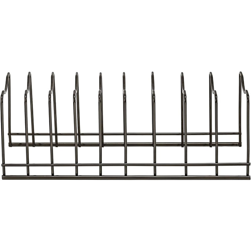 Organisateur de couvercle de casserole en acier inoxydable, support de comptoir et armoire pour couvercles de casseroles, planches à découper, plats de cuisson et articles de cuisine essentiels