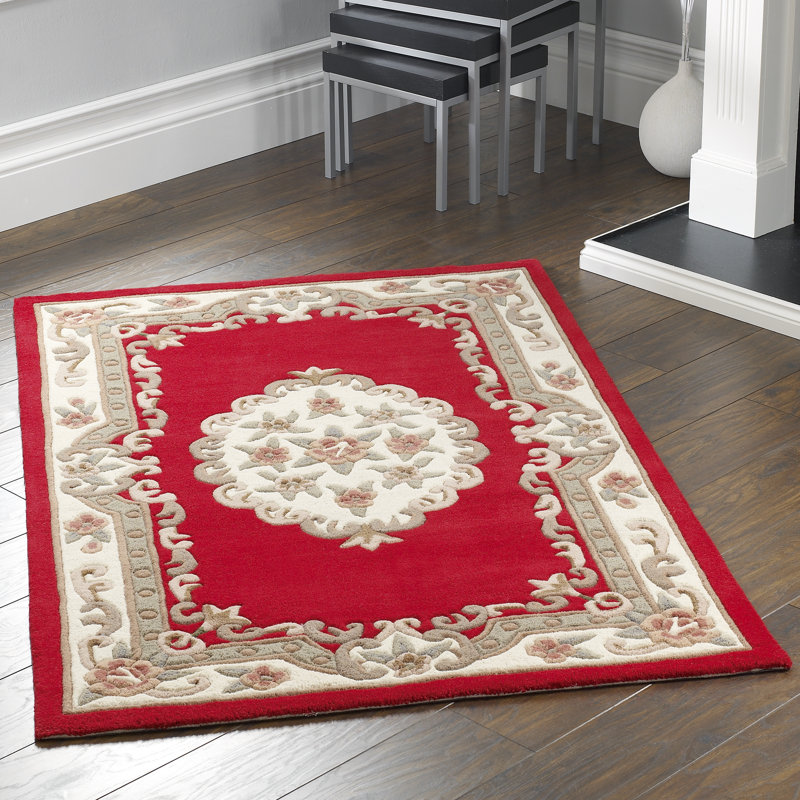 Comfort Oriental Wool Hand Woven Area Rug, Rectangle 150 x 240cm