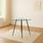 Round Glass Dining Table Set For 4, Modern 5-Piece Kitchen & Dining Room Set With Tempered Glass Top And Black Faux Leather Chairs, Small Space Dining Furniture