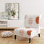 Fauteuil de chambre rembourré Brown Dot Dots