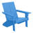 Modern Poly Adirondack Chair With Ottoman-2005742414