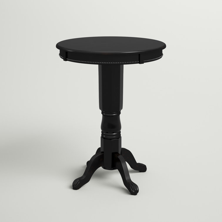 Adelaida 30.25" L Round Solid Wood Table