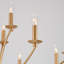 Lustre empire 12 lumières 33,85 "de style bougie traditionnel classique à intensité variable-134582692
