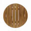 Table d'appoint d'extérieur en bois d'acacia