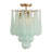 Hamrah 4 Light Aged Brass Semi Flush Mount-383783811