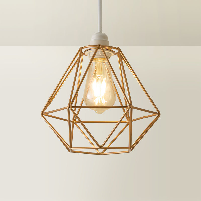 Carnegie 20cm H Metal Novelty Pendant Shade ( Clip On ), Copper