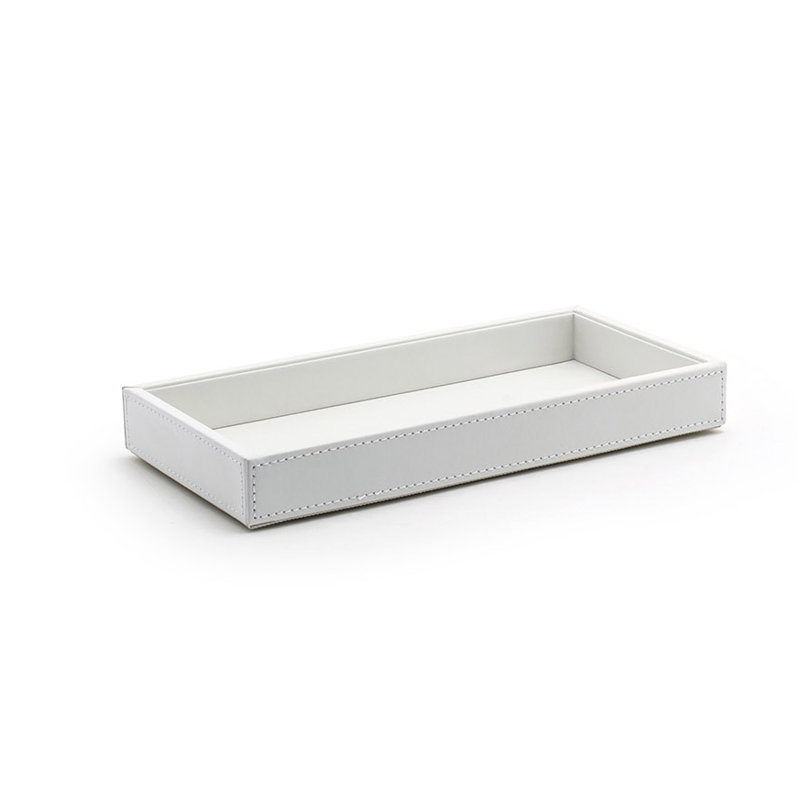 London Bathroom Tray, White