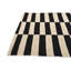Tapis noir et blanc Noor