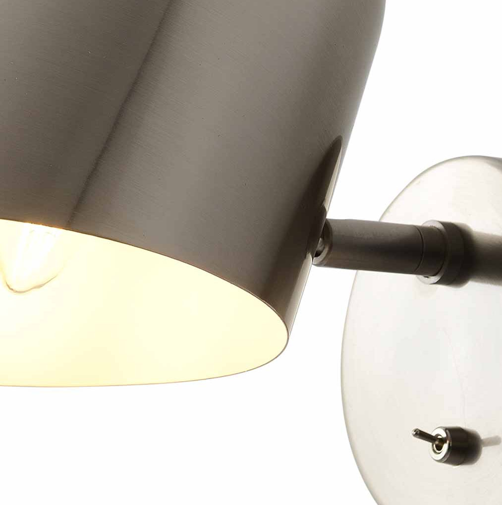 Nova of California Culver 2-Light Sconce, Satin Nickel