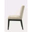 Ensemble de 2 chaises d'appoint en tissu beige et finition noire Froja