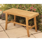 Magruder Outdoor Teak Bench