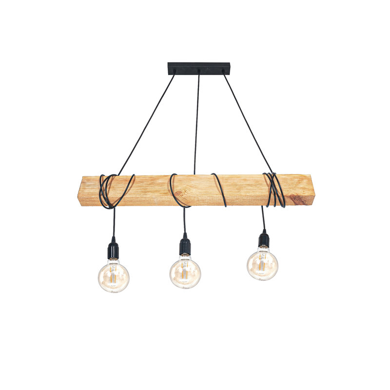 Kerley 3 - Light Kitchen Island Pendant, Natural