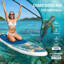 Inflatable Paddle Board With Exceptional Load Capacity, Complete With SUP Accessories, 3 Removable Fins, And 3-Piece Adjustable Single Paddle. This Non-Slip Adult Paddleboard Comes In A Variety Of Designs And Sizes.-883254975-883254850