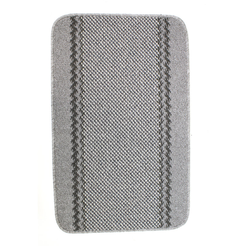 Draco Kitchen Mat, Runner 67 x 180cm, Silver