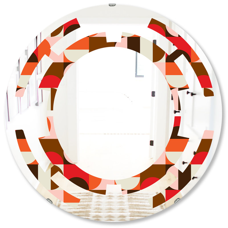 Miroir mural sans cadre contemporain & design ii space modern, H 31,5 po x l po
